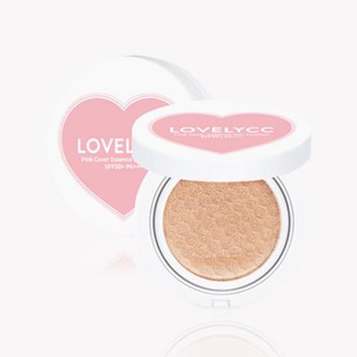 Lovely CC Pink Cover Essence Sun Cushion 15g SPF50+ PA+++, No. 23, 1 Pc.