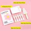 Disposable Birthday Cake Plate & Cutlery Set - 50 Packs