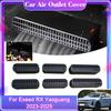 6pcs For Exeed RX Yaoguang  2024 2025 Car Under Seat Air Vent Conditioner Outlet Cover Anti-Clogging Protective Accessories