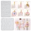 Poppy DIY Silicone Molds for Epoxy Resin: Arched, U-Shaped, Irregular Earrings, Pendants, and Charms.