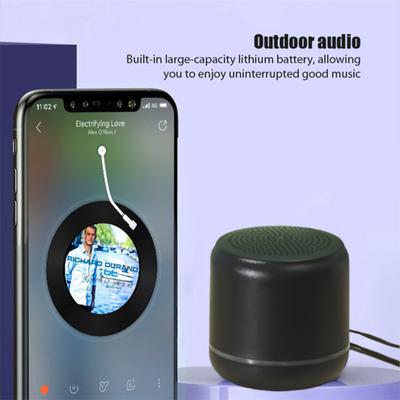 Mini Kablosuz Bluetooth Hoparlör Mat Doku Kompakt ve Taşınabilir Dağcılık Bisiklet Turizm İçin Kullanılır