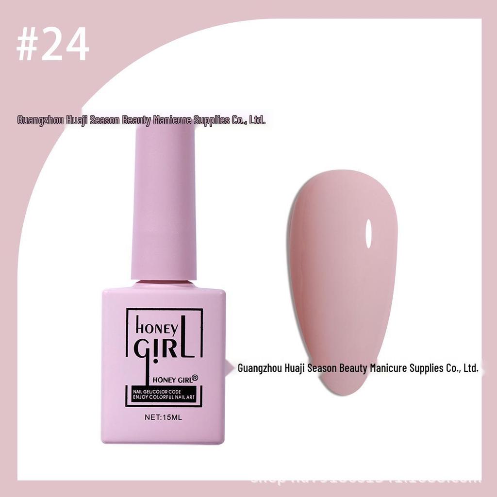 HONEYGIRL 36-Color Skin Tone Nail Polish Set - Blush, Nude, Pink Shades for Trendy Nails