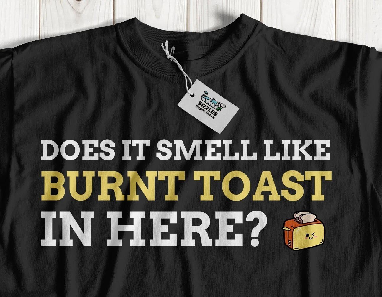 Does It Smell Like Burnt Toast In Here? Funny Stroke T-Shirt & Brain Attack Tee 2XL