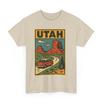 Retro Utah Comic T-Shirt: Vintage Beehive State Graphic Tee
