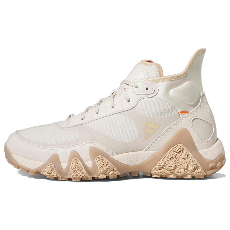 adidas Adicross Hi Boost Golf Shoes Aluminium Magic Beige Impact Orange Men s H03661 EU 45⅓