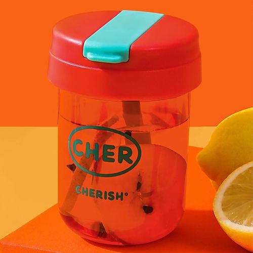 DOSJJIASL 300ml Portable Water Bottle with Straw, Wide Mouth with Plastic Lid, for Office, Student, School, Sports, and Gym Use, Red