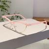 Korean Style Trends Pink Frame Fashion Cat Eye Decor Ladies Glasses Non-prescription Candy Color Ins Brand Eyeglasses