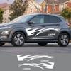 För Hyundai Kona Hybrid N Line Elektriska Grafiska Dekaler Ränder Kit Dekor Dekal Vinylskydd Bil Dörrsida Klistermärke Auto