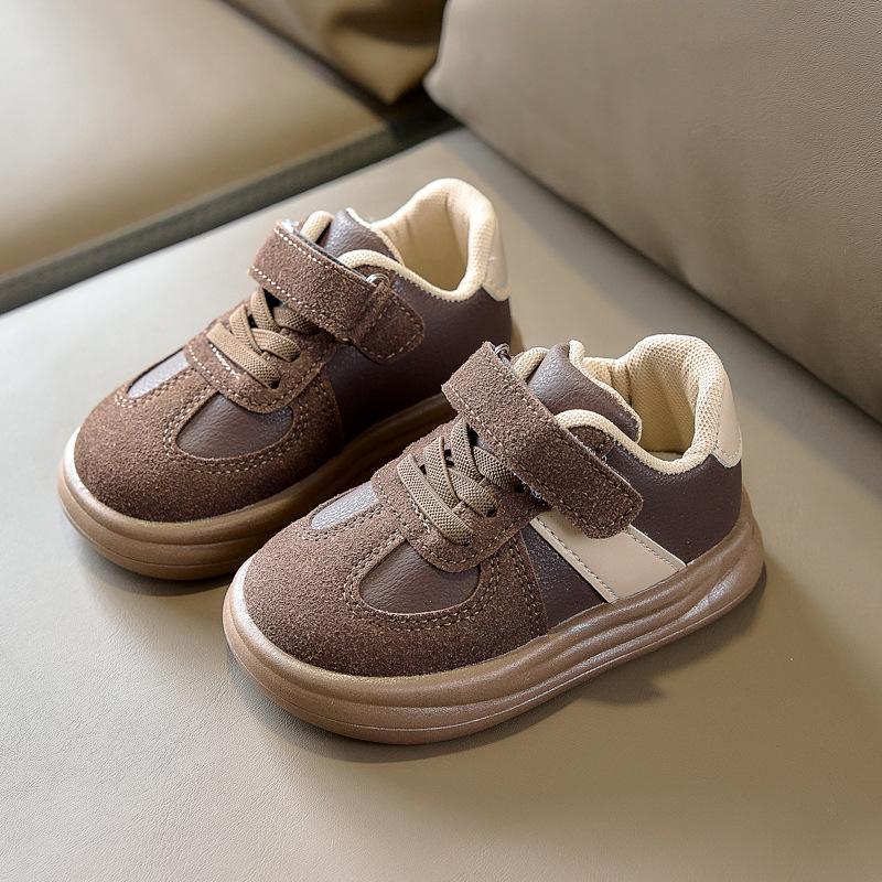 Children's German-style sneakers, spring and autumn models, with Velcro fasteners, soft soles, toddler walking shoes, casual sports shoes for boys