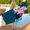 Anime Talentless NanaS Beach Towel Colorful Bath Towels for Girl Microfiber Quick Dry Custom Sand Free Beach Yoga Spa Gym Pool