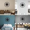 Modern Metal Wall Clock for Living Room | Antique Silent Wall Watch for Bedroom, Drawing Room, Office, Kitchen, House and Hall