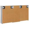 Bathroom Cabinet Set 3 Pcs 116 X 16 X 62.5 Cm Engineered Wood