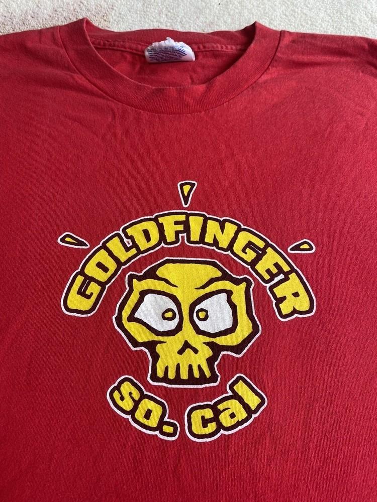 Vintage Goldfinger Punk Skate Logo Band T Shirt Unisex T-Shirt XXXL