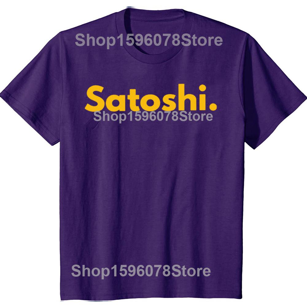 Funny Blockchain Bitcoin Satoshi T Shirts Summer Graphic Cotton Streetwear Short Sleeve Birthday Gifts T-shirt Mens Clothing