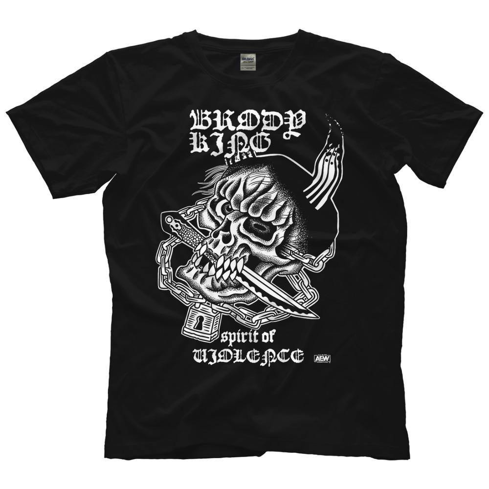Brody King  Spirit of Violence AEW Official TShirt Unisex T-Shirt XXL