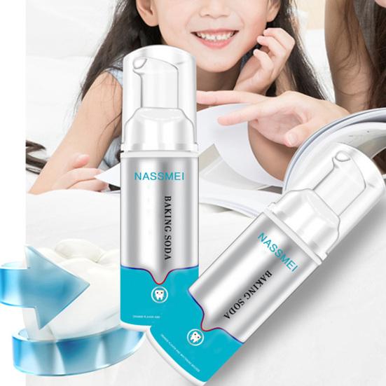 Yousheng 60ml Toothpaste Foam Deep Cleaning Stain Removal Yellowish Eliminating Whitening Teeth Refreshing Breath Teeth Foam for Beauty