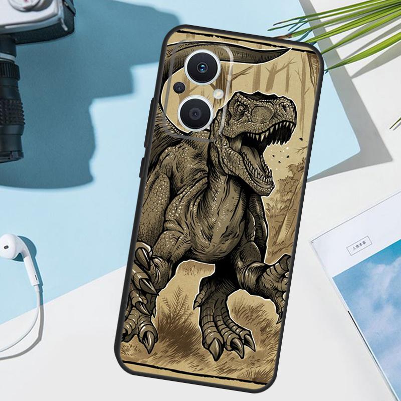 Dragon Dinosaurs Cover For OPPO Reno 13 F 10 11 12 14 Pro 11F 12F 14F 7 8 Lite OPPO Find X9 X8 X5 X6 Pro Case