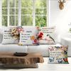 Spring Oil Painting And Faith Quotes Cushions Pillowcase Polyester Cushion Cover Throw Pillow Pillowcover Home Car Sofa Decor