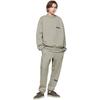 Fear of God Essentials SS22 Fleece-Lined Sweatpants With Cuffed Ankles Men Bottoms Dark-Oatmeal FOG-SS22-524