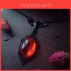 Gothic Bat Pendant Necklace For Women With Vintage Victorian Alloy Charm Jewelry