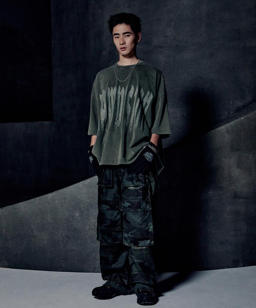 Nomaenyueol Pentrum Cargo Pants - Dyed Camouflage