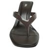Zara Asymmetrical High Heel Open Toe Slip-On Sandals Women Footwear Khaki-Green 1330510032