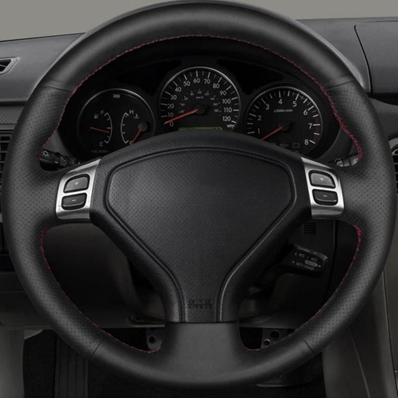 Auto-Lenkrad-Geflechtbezug Weich 100% Passform für Subaru Forester Outback Legacy 2005 2006 2007 Auto Zubehör Lenkradhülle