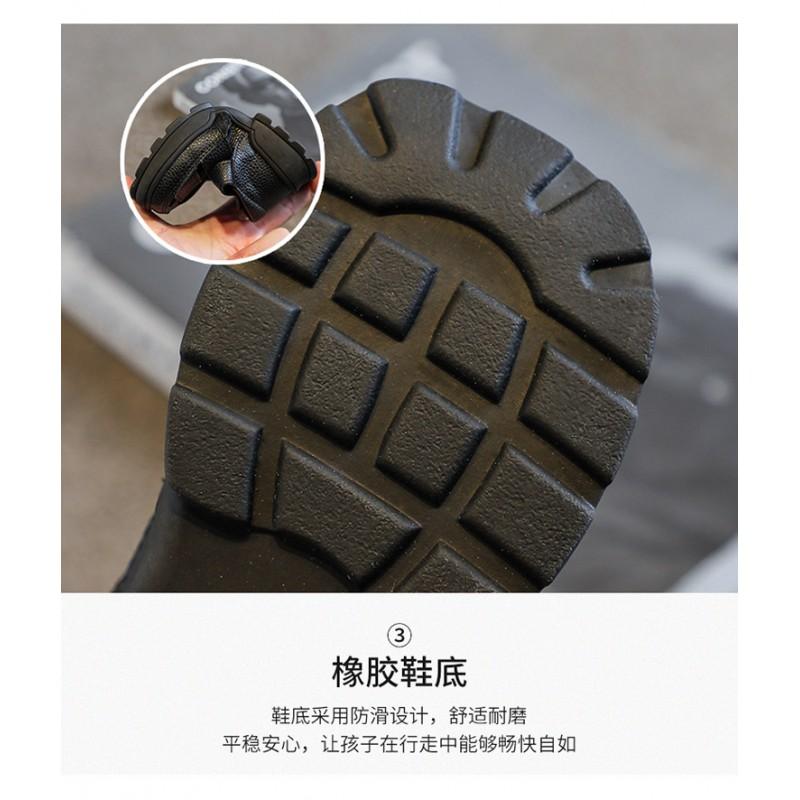 Girls Leather Sandals With Round Toe Rubber Sole Outdoor Beach Shoes Kids Ages 1-12