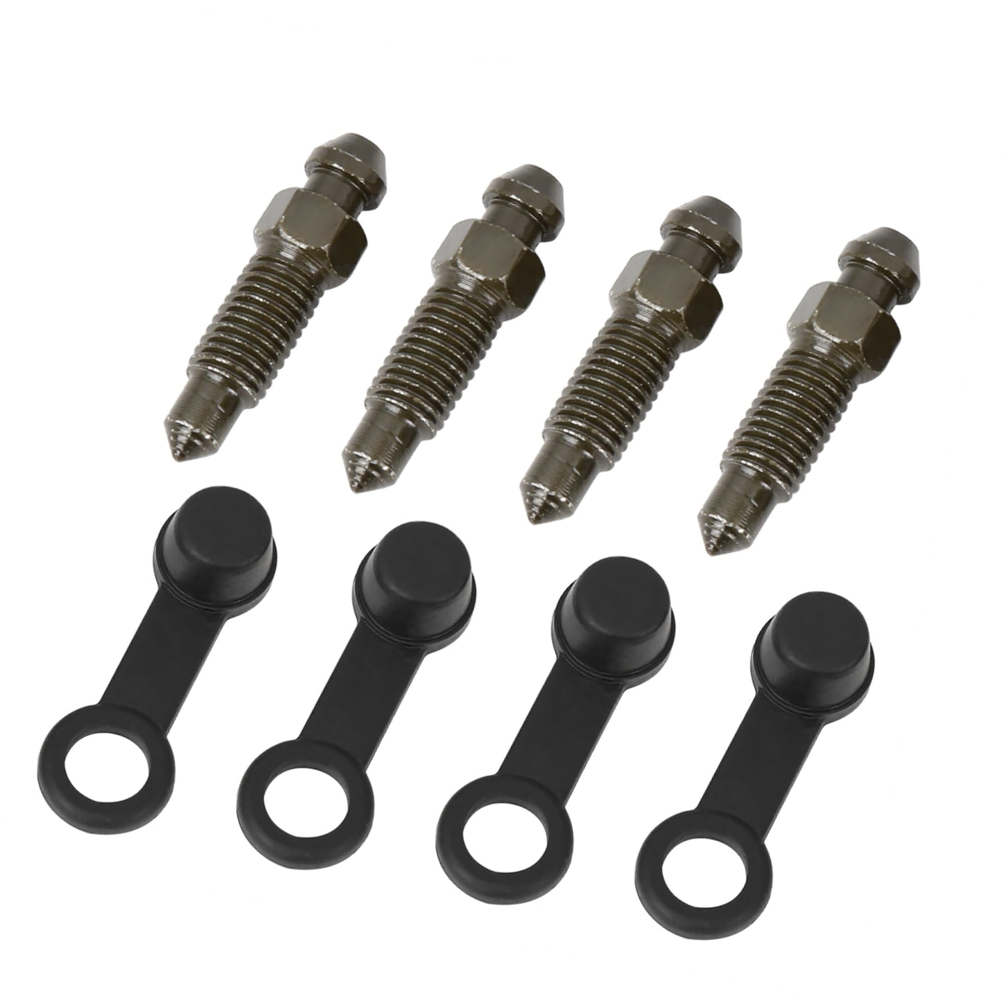 

BULLSPANN Bleeder Screw Banjo Shop Repair Screws with Caps for Motorcycle Brake Cylinder 1mm 4pcs M7 Replacement Parts Accessories M7