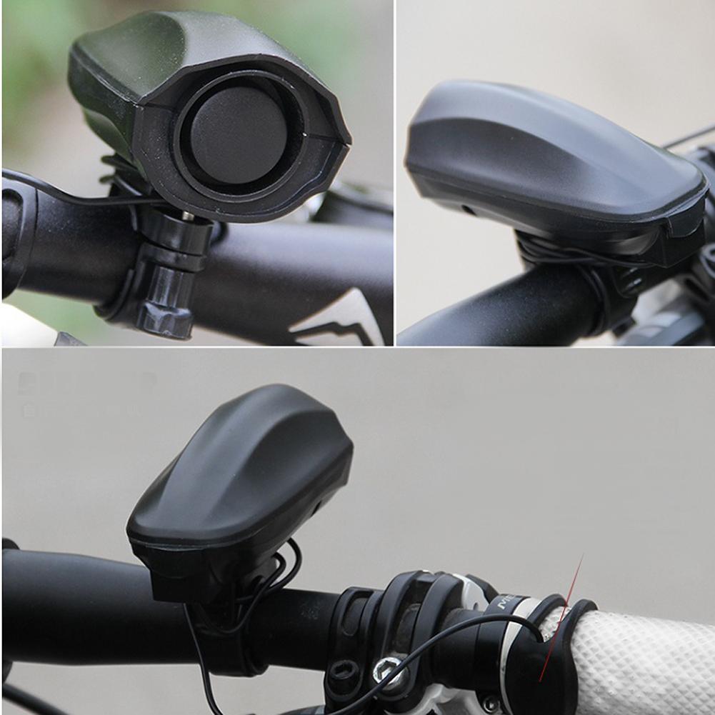 High Decibel Loud Bike Bell Cycling Black Safety Riding Alarm Siren Horn