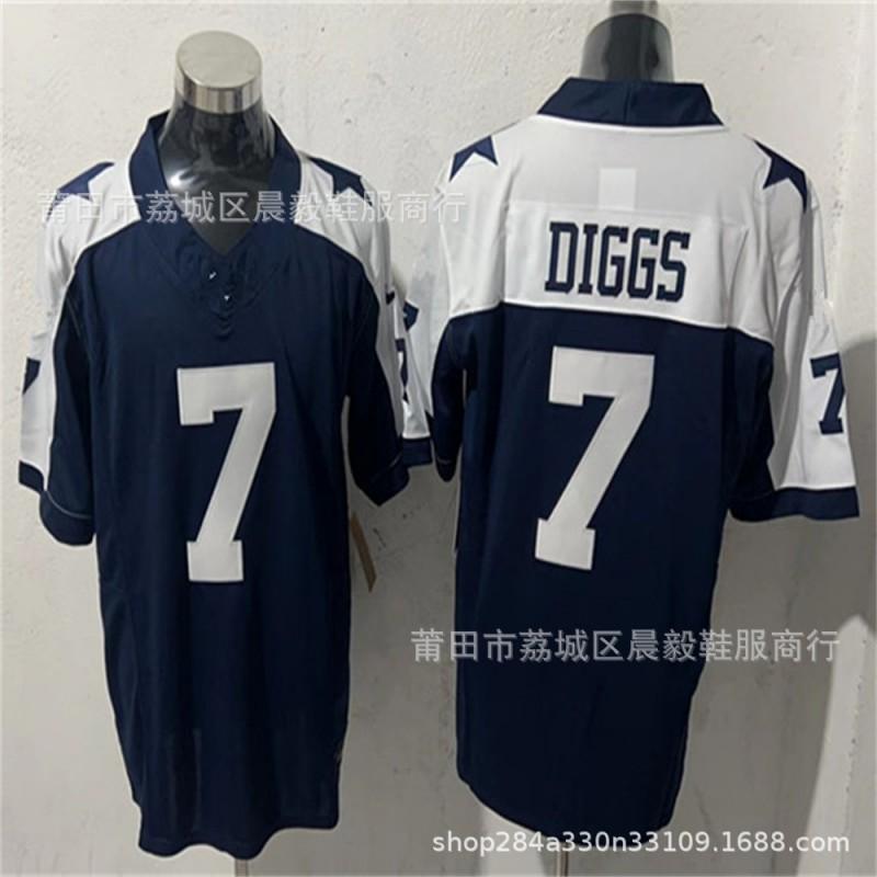 NFL Cowboys Mens Rugby Jersey 11 Parsons 7 88 15 Embroidered Football Shirt