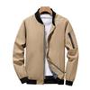 Spring And  Youth Men's Stand Collar Zipper Casual Jacket Men's Coat