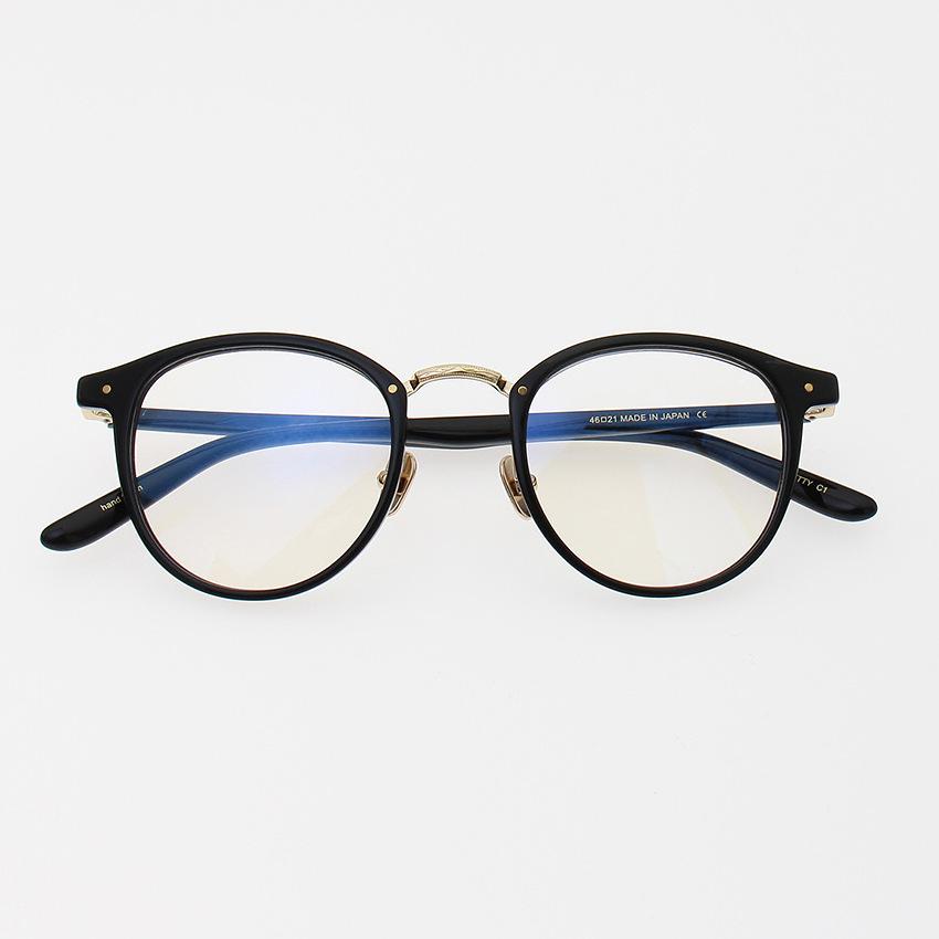 Japanische Brille Rundes Gestell Retro, Zhongjin Brille, Reintitan