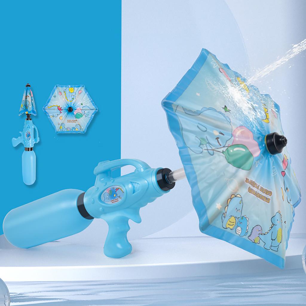 Cartoon Umbrella Water Gun Toy Pull-Out Large Capacity Children'S Summer Beach Water Fight Ø Water Gun