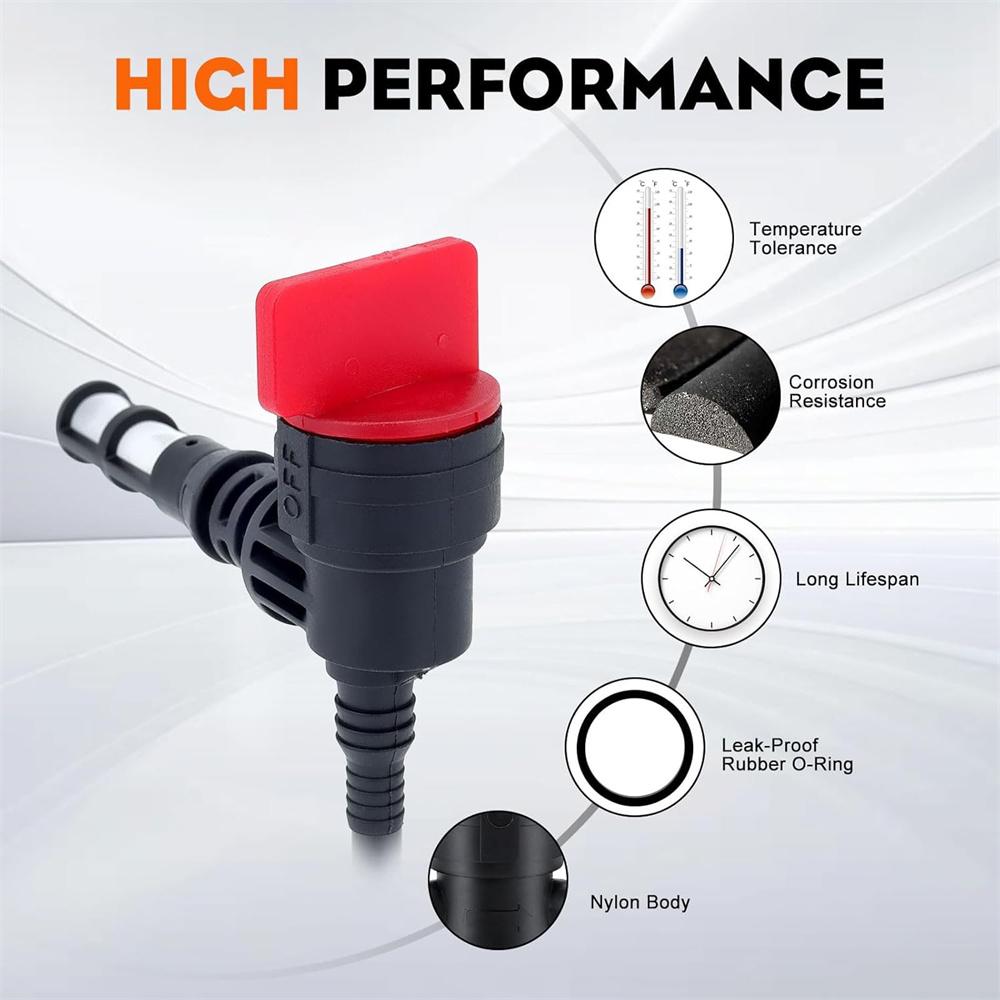 3x Shut Off Valve Service & Fuel Gas Tank Grommet For Plastic Gas Tank Generator