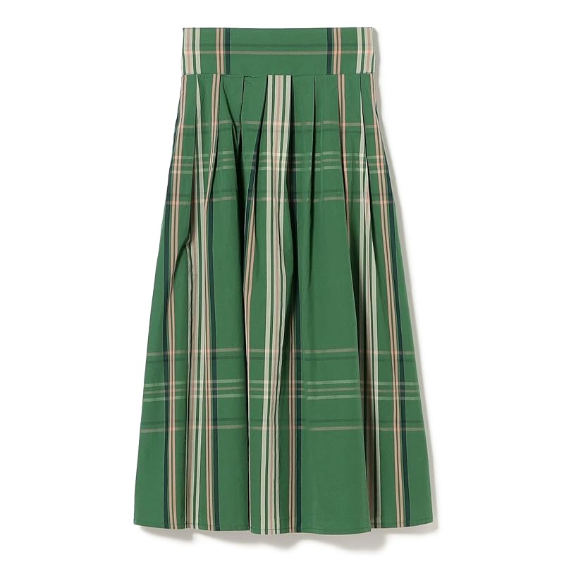 [Beams Boy] skirt boy big tartan ladies GREEN FREE 13270113803