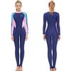 Costum de baie cu mânecă lungă pentru femei, acoperire completă, protecție împotriva erupțiilor cutanate, pentru surf, snorkeling, protecție UV, costum de scufundare