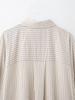 Spring 2025 Women's European & American Style Striped Short Sleeve Shirt with Casual Long Pants
