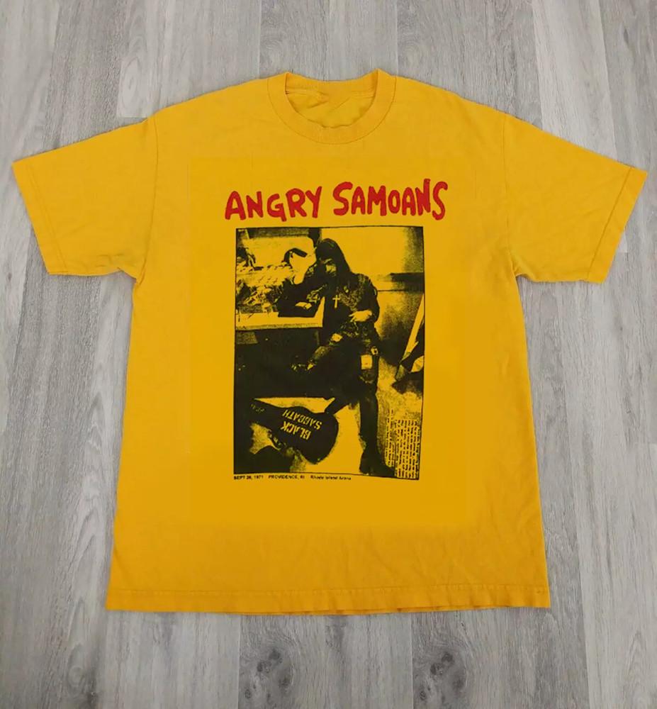 Angry Samoans Band Yellow T Shirt Full Size S-5XL Unisex T-Shirt L