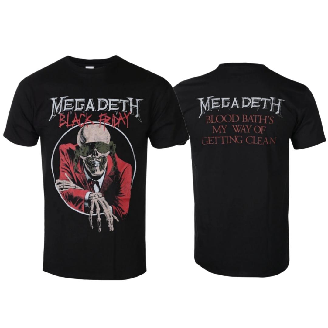 Megadeth Countdown Hourglass Pattern Print Tshirt Criticizes Metal Band Tshirt Suitable For Both Unisex And Unisex To Wear XL
