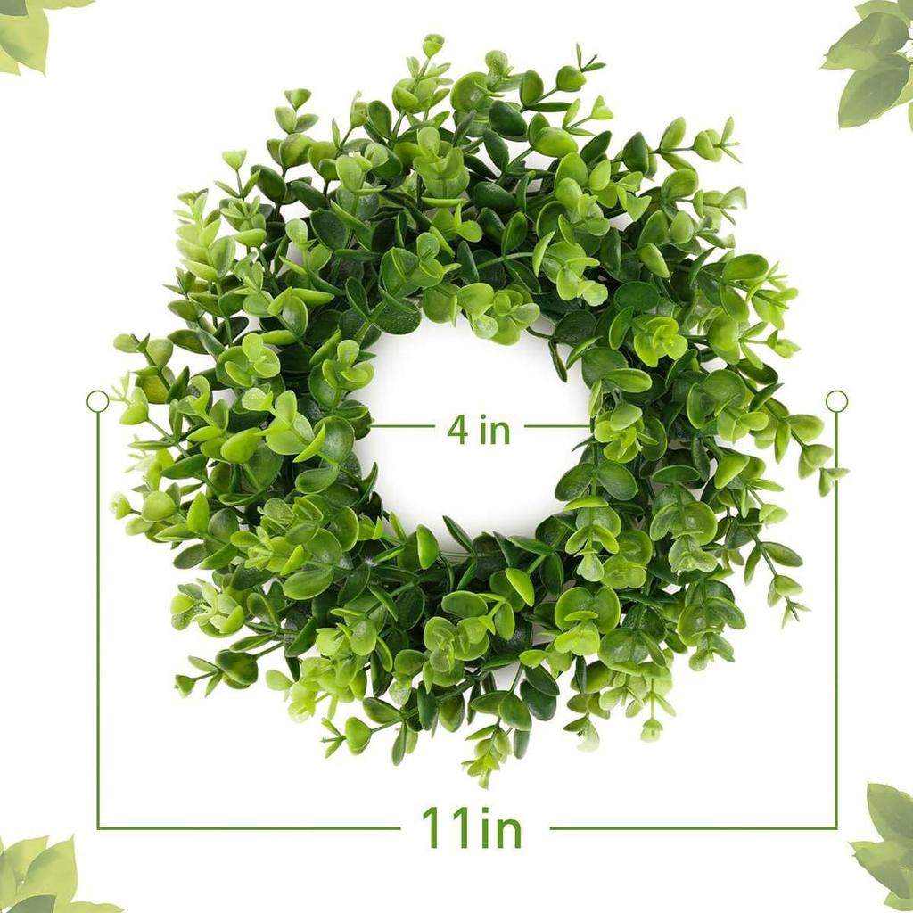 Eucalyptus Flower Garland for Home Decoration - Spring & Summer Ornament for Doors & Windows, Christmas Floral Hanging Decor