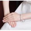 Vintage Floral Open Cuff Bracelet With Plum Blossom Motif Silver-Plated Copper Handcrafted Chinese Style