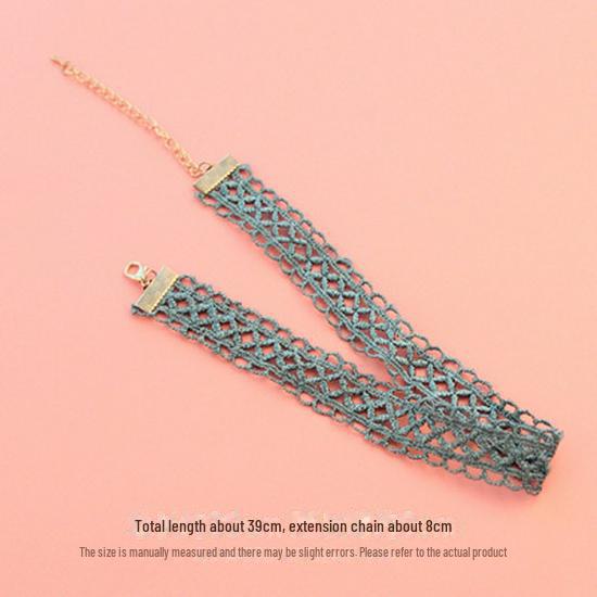 Black Lace Fairy Choker: Japanese & Korean Style Necklace