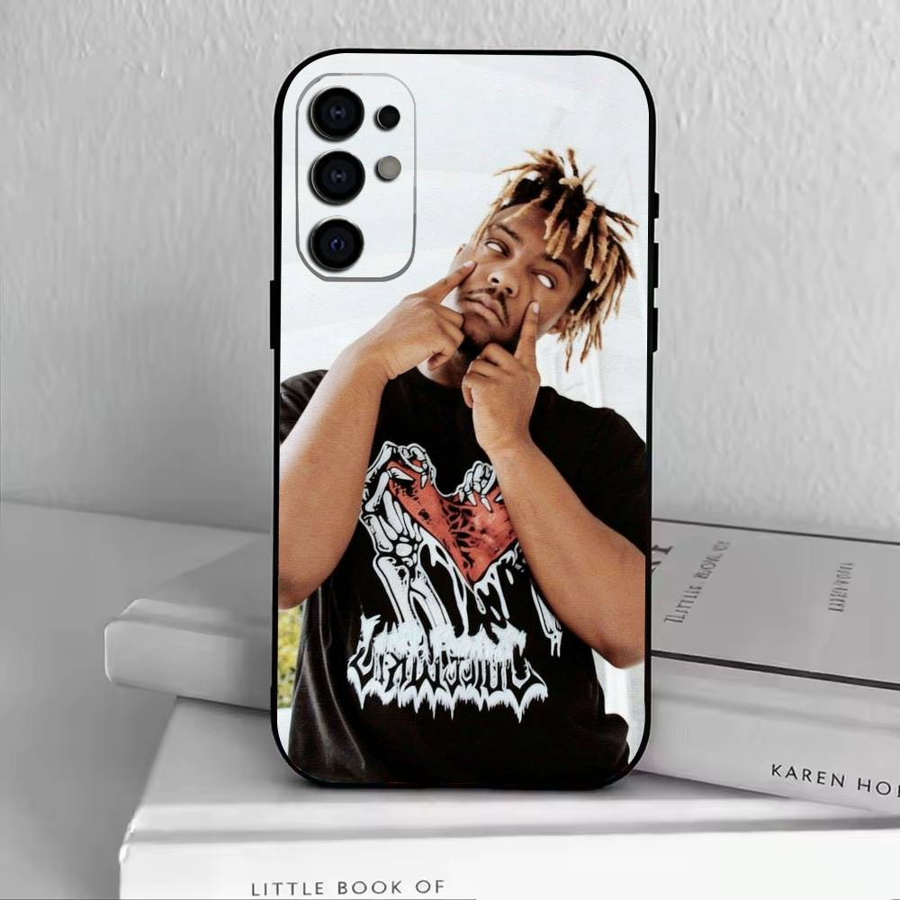 999-Juice WRLD-JW Phone Case Black Silicone Soft For Samsung S25,S24,S21,S22,S23,S30,Ultra,S20,Plus,Fe,Lite