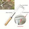 1pc Durable Stainless Steel Manual Weeder Tool with Gears - Perfect for Efficient Road Maintenance & Weeding, 30.0cm Handle, Ideal for Cracks