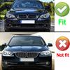 MAGICKIT Gloss Black M Color Front Kidney Grille Grill For 2003-10 BMW E60 E61 525i 535i RDMEV1