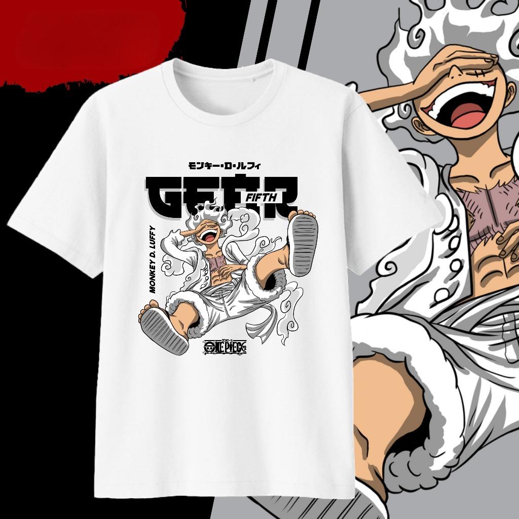 ONE PIECE Tshirt Monkey D LUFFY LUFFY GEAR 5 FIFTH Printed Tshirt Unisexs and Womens Tshirt Unisexs Sports Tshirt 2026