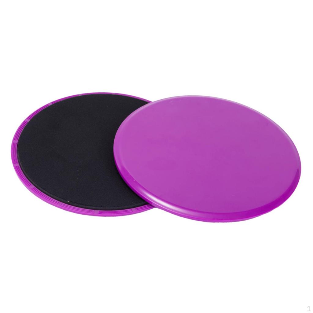 2 Pieces Core Slider Sliding Discs Abdominal Training Lightweight Double Sided Ab Pads Exercise
