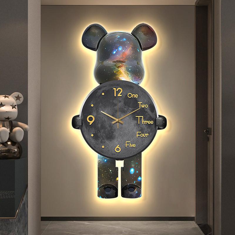 Wall Violentbear Clock Creativity Timepiece Living Decoration Room