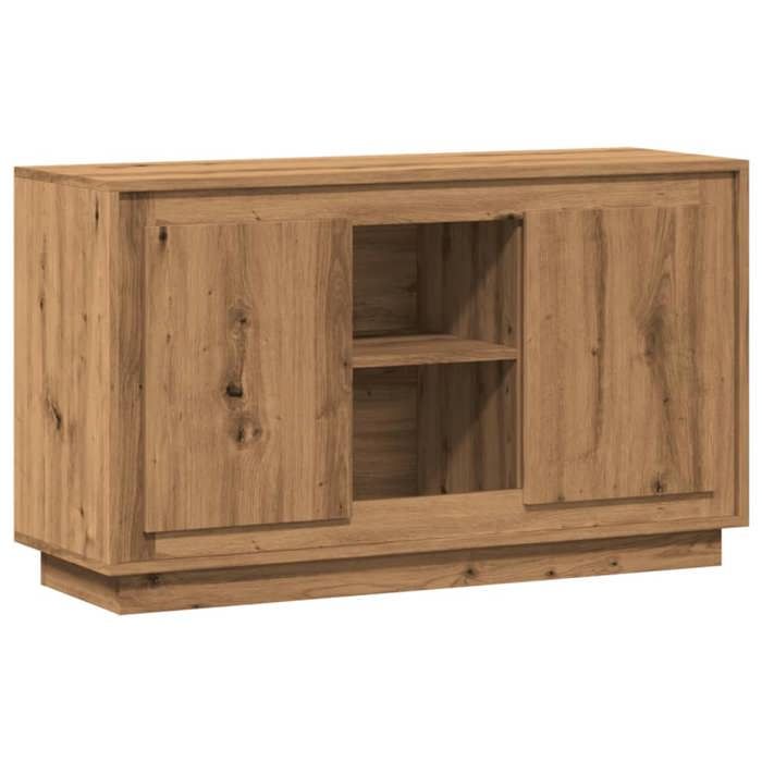VidaXL Buffet chêne artisanal 102x35x60 cm bois d'ingénierie 857138